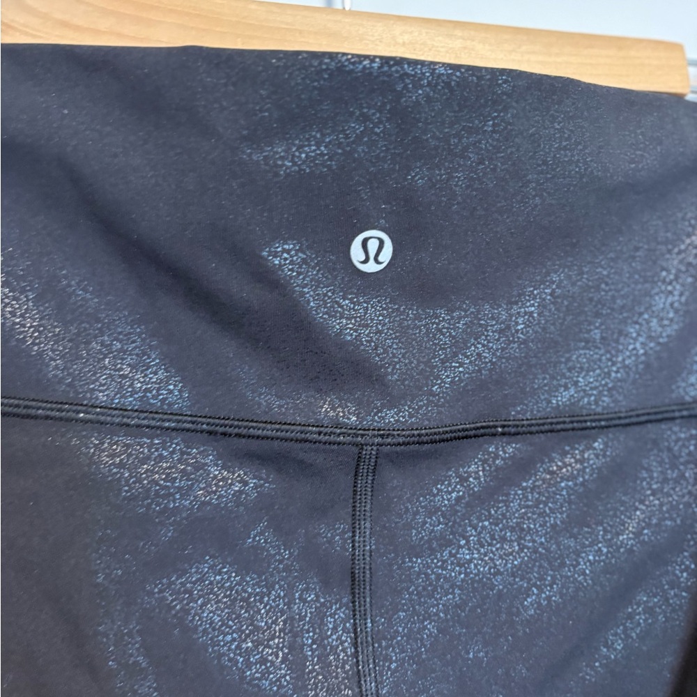 lululemon athletica Black and Blue Leggings